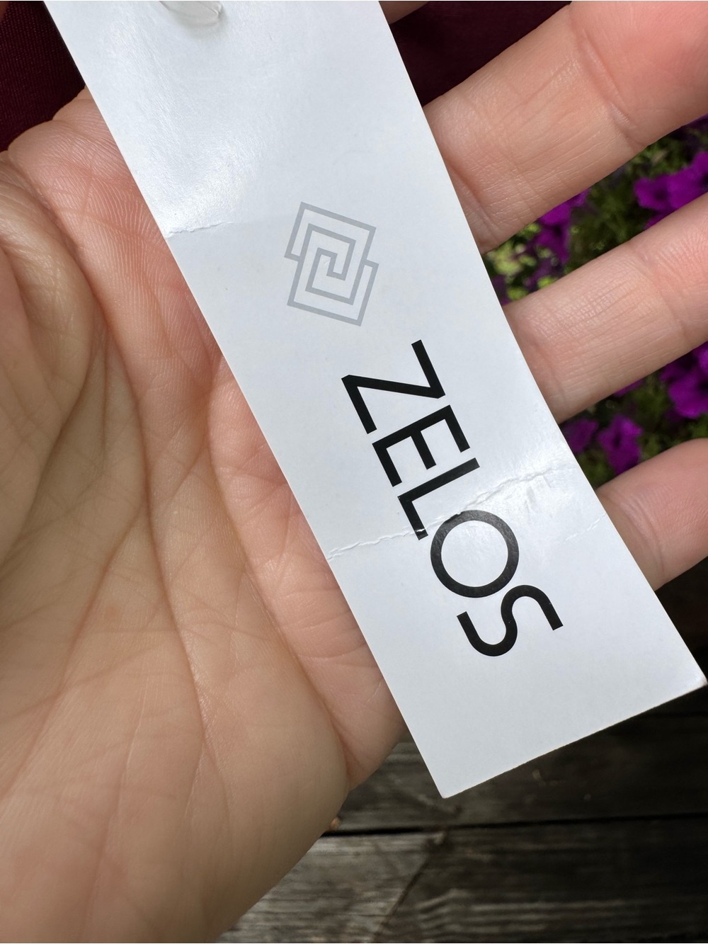 ZELOS 2X Burgundy 7/8 High Rise Performance Leggings NWT - Picture 8 of 8